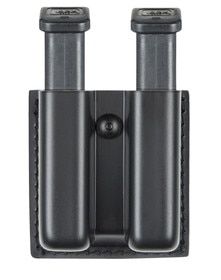 Safariland 79 slimline open top double Magazine Pouch for STI 2011 21 round mags features a belt loop mount and SafariLaminate construction.